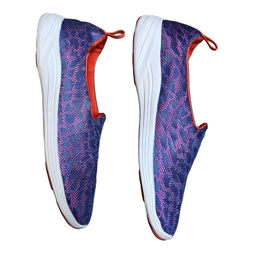 Vionic Hydra Slip On Sneaker Purple Orange mesh Size 9.5 - Picture 2 of 7